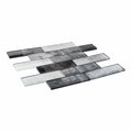 Andova Tiles SAMPLE Migdal 2 x 6 Glass Brick Joint Mosaic Tile SAM-ANDMIG230